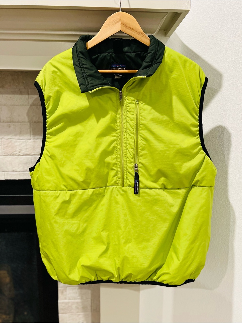 Vintage Patagonia Puffbal Half Zip Pullover Vest Rare 2000s